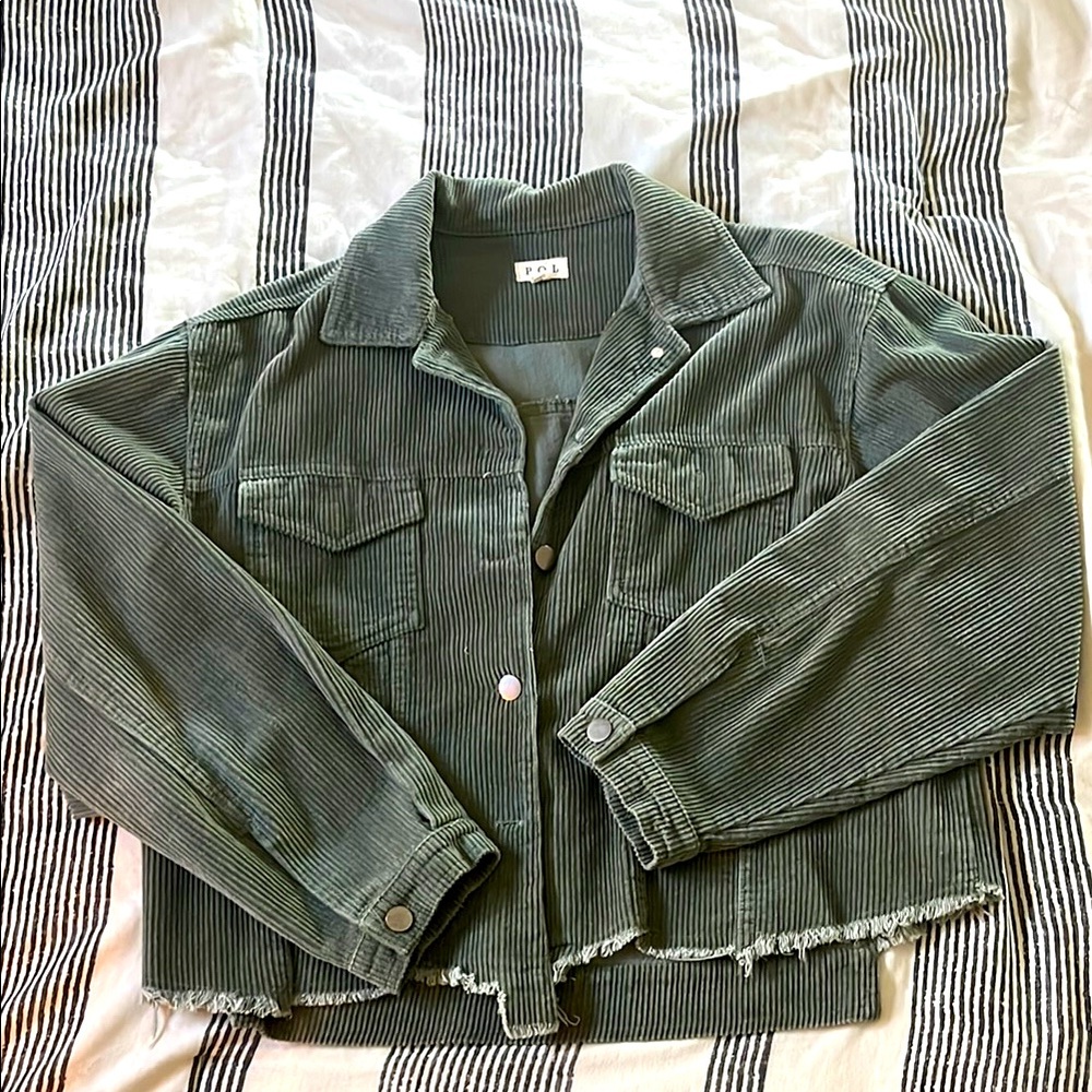 Army Green Corduroy Jacket